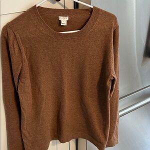 J. Crew Teddie Sweater Crewneck Wool/Cotton Blend
